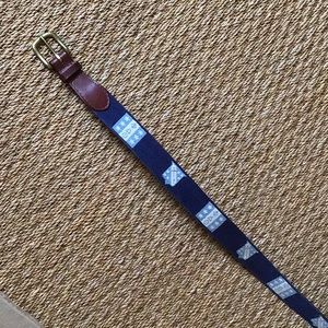 Smathers & Branson Men’s Needlepoint Belt